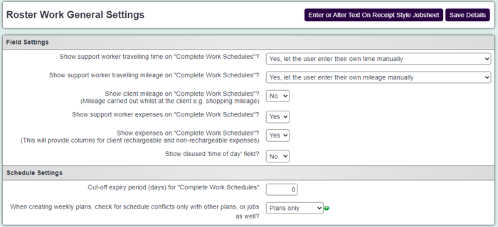 "a screenshot of the roster general settings fields, as listed below."