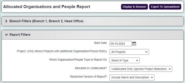 "a screenshot of report page, showing the fields mentioned above."