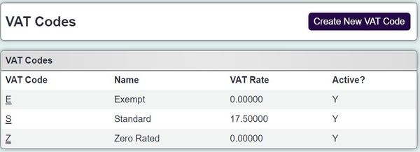 "a screenshot of the vat lists."