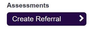 "a screenshot of the 'create referral' button under the project, on the project selection page."