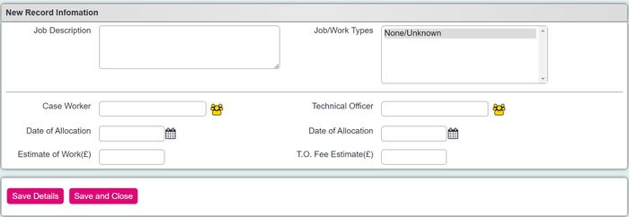 "a screenshot of the funded job. This is where you input the details as listed below. The screenshot displays the fields."